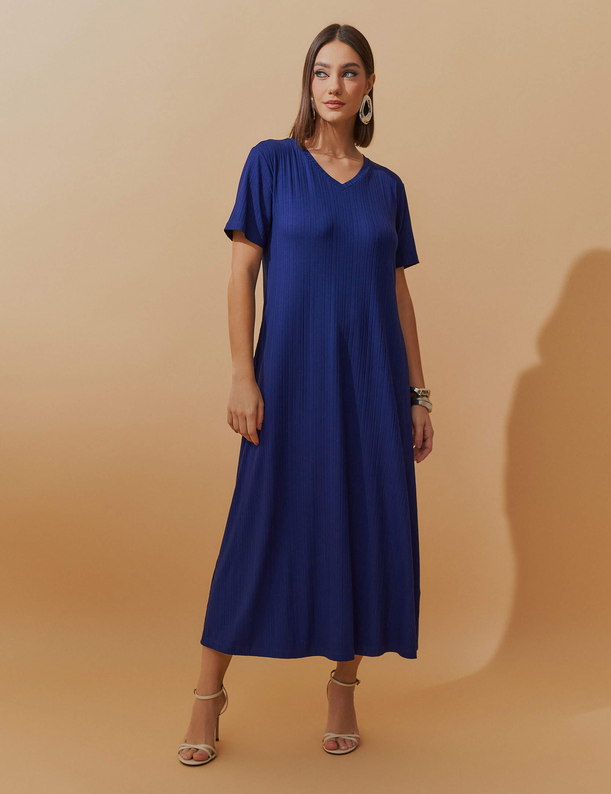 Vestidos Casuais Vestido Midi Bom Retiro Bom Retiro Loja De