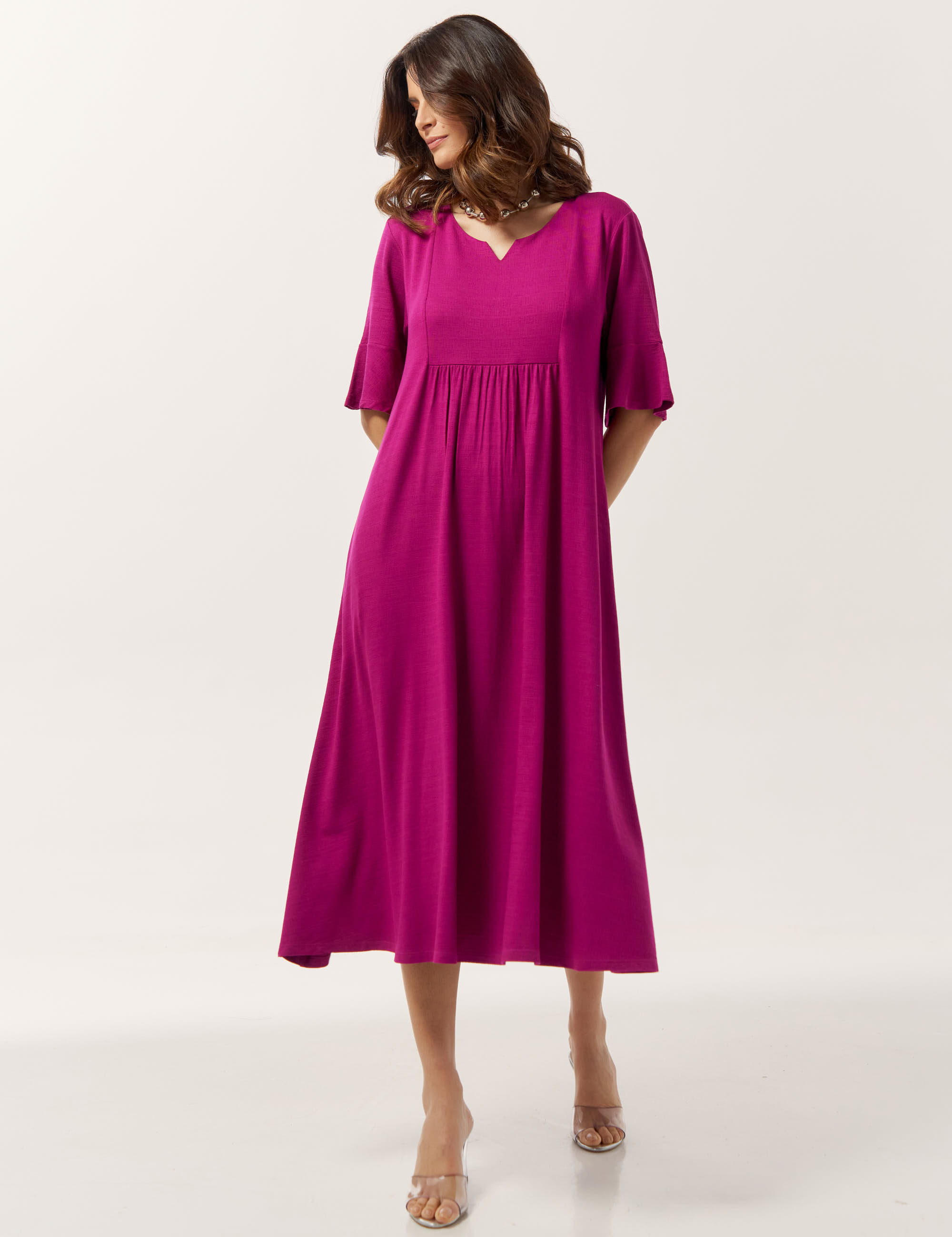 Roxo Combina Vestido De Madrinha Cor Violeta Vestido, Feminino